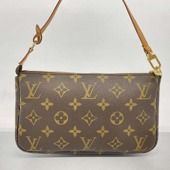 LOUIS VUITTON Brown Monogram Pochette Pouch - Picture 10 of 10